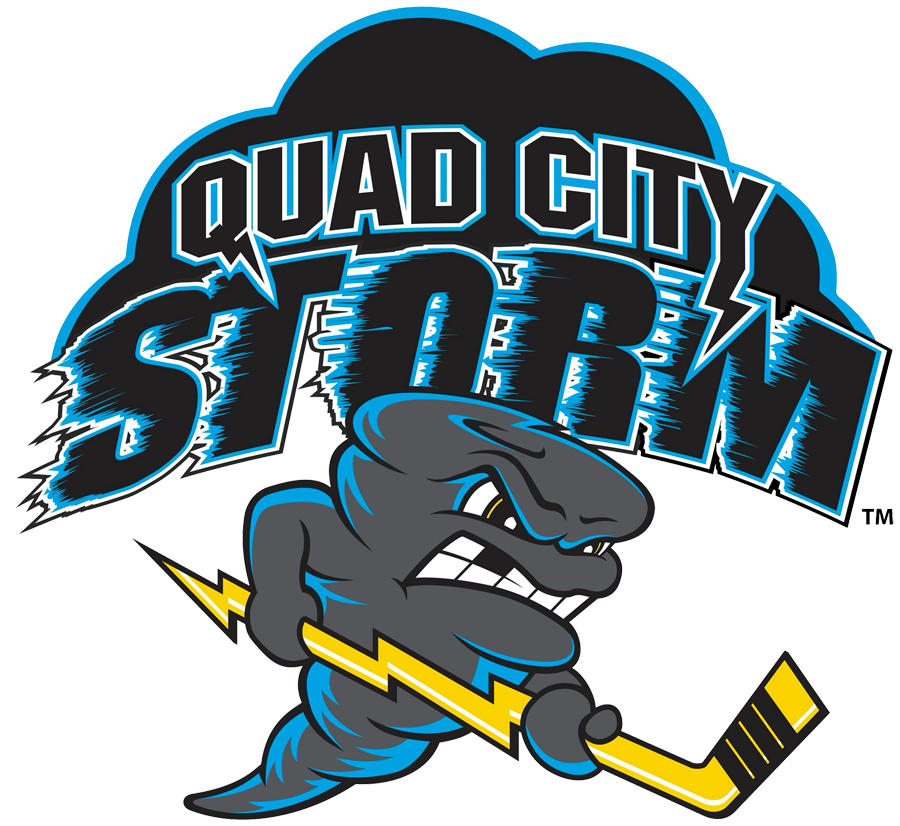 Quad City Storm 2018-Pres Primary Logo iron on heat transfer